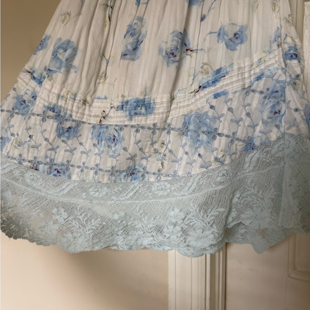 Loveshackfancy Lilium Embroidered Cotton mini dress - Picture 6 of 6